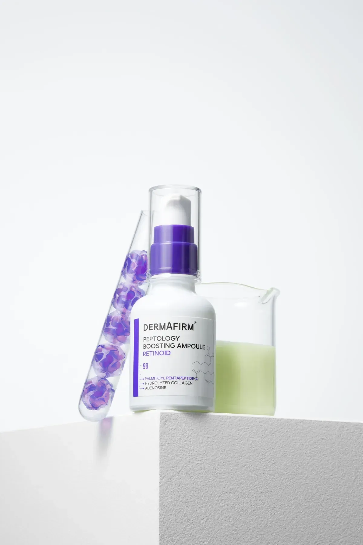 cyrovatka buster z retynolom ta peptydamy peptology boosting ampoule retinoid 30 ml 23368813877565 - Сироватка бустер з ретинолом та пептидами Dermafirm Peptology Boosting Ampoule Retinoid 30мл