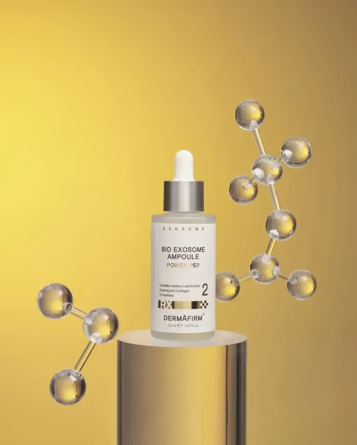 or - Антивікова cироватка з екзосомами та PDRN Dermafirm RX Bio Exosome Ampoule Power PEP 50мл
