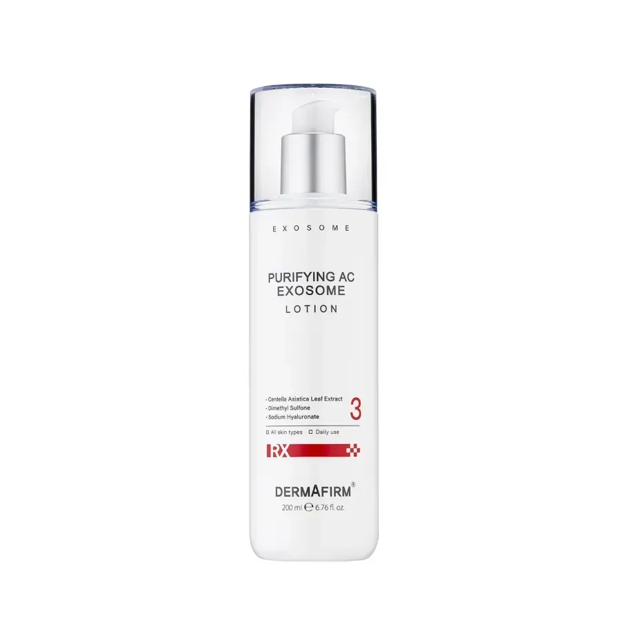 seborehuliuiucha emulsiia rx purifying ac exosome lotion 200ml 13519860882789 - Себорегулюючий тонер Dermafirm RX Purifying AC Exosome Lotion 200мл