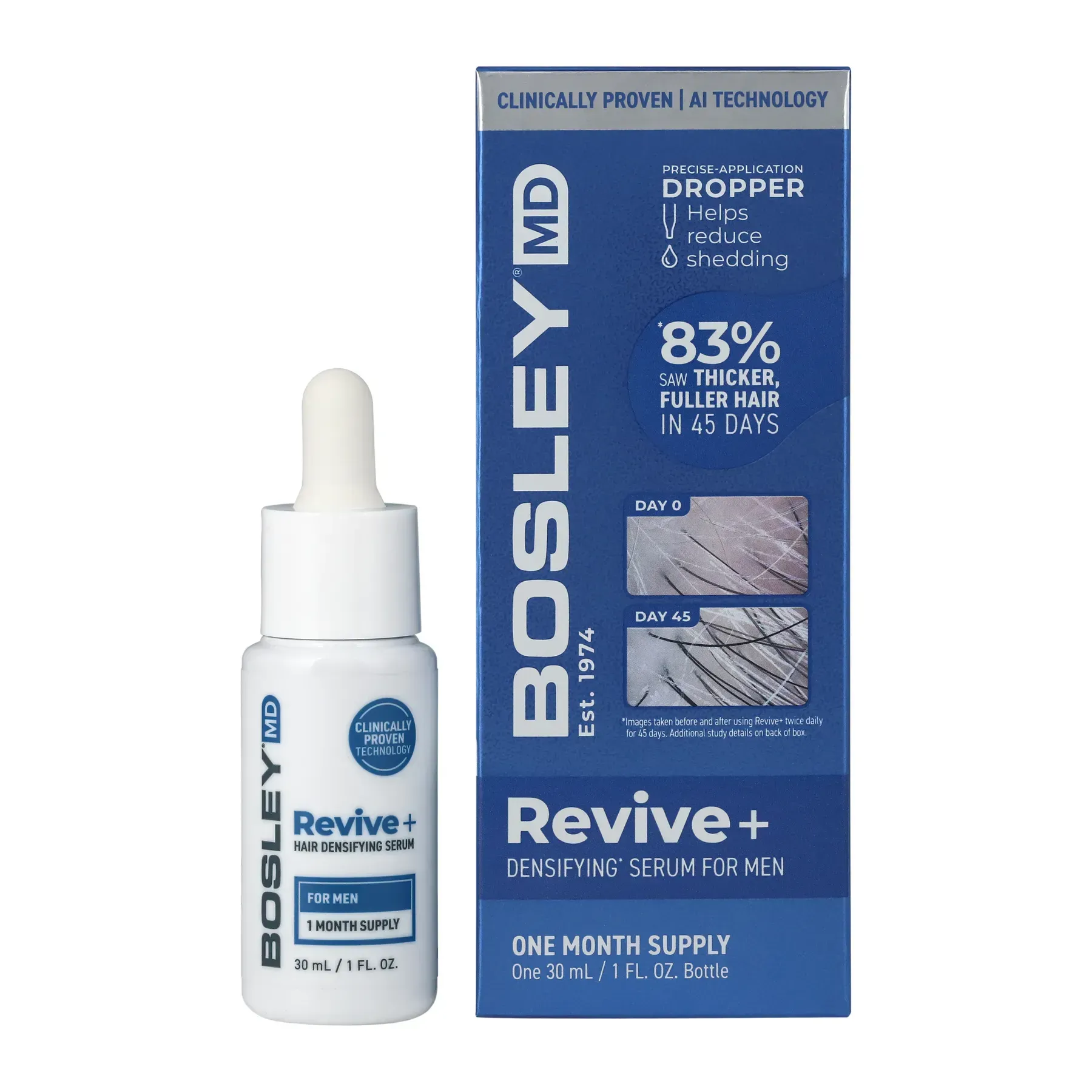 revive rozchyn proty vypadinnia volossia u cholovikiv 30 ml. 67707690169450 - Розчин проти випадіння волосся у чоловіків Bosley MD Revive+ 30мл