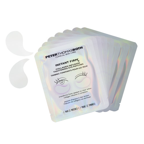 01 22 01 075 ifx collagen tightening eye patches x8 v2 noref 300dpi 2000x2000 500x500 1 - Підтягуючі патчі для шкіри навколо очей з колагеном Peter Thomas Roth Instant FIRMx® Collagen Infusion Tightening Eye Patches 1шт