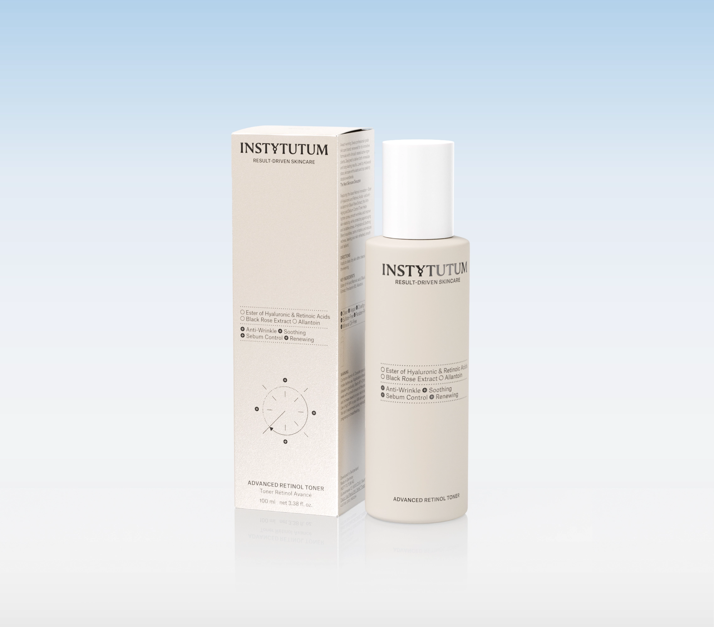 advanced retinol toner 100 ml - Інтенсивний оновлювальний тонер з ретинолом Instytutum Advanced Retinol Toner Next-Gen 150мл