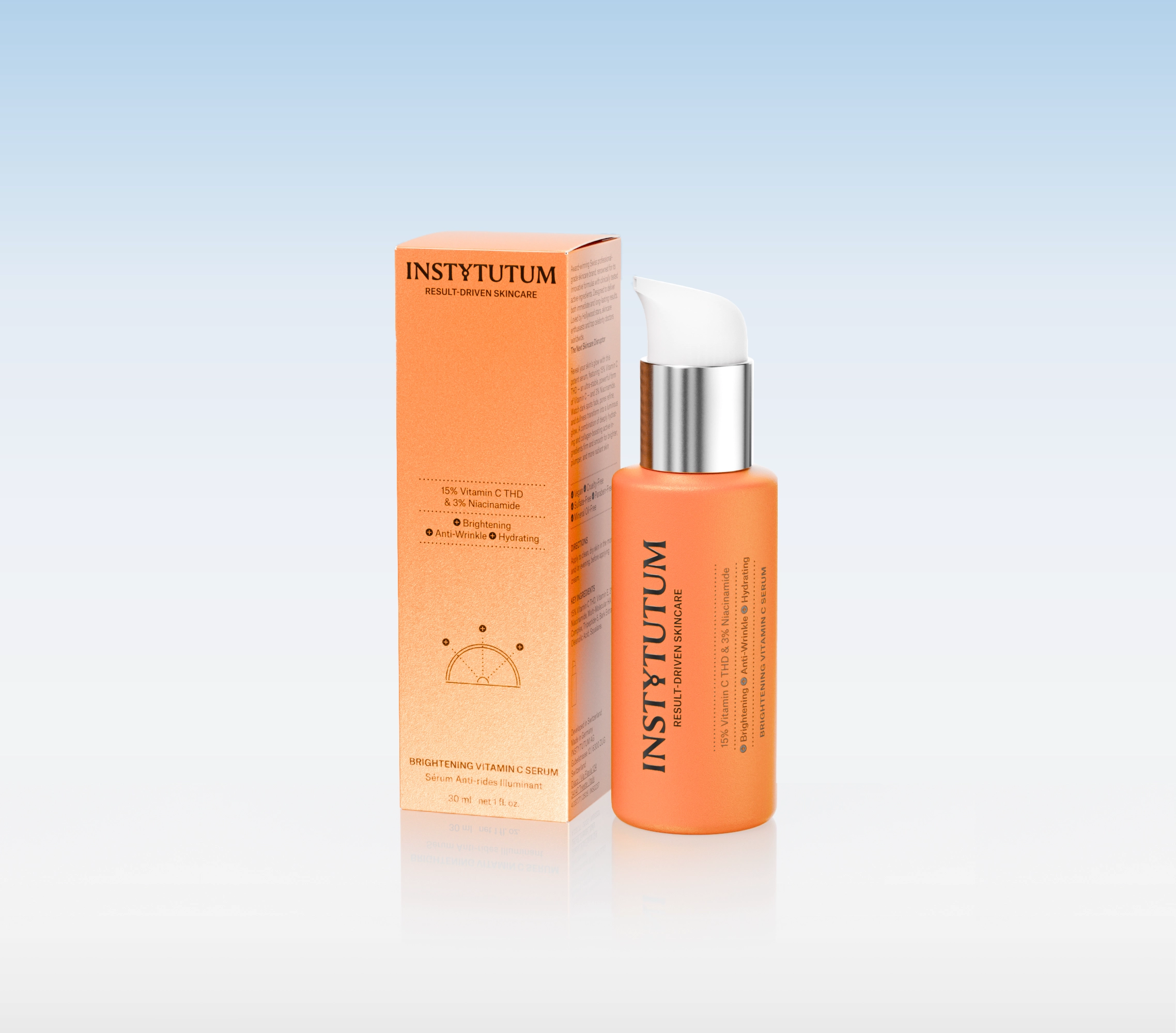 brightening vitamin c serum 30 ml - Суперконцентрований серум з вітаміном С Instytutum Brightening Vitamin C Serum Next-Gen 30мл
