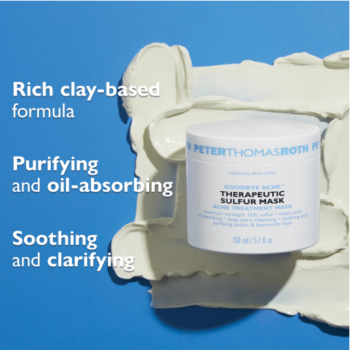 therapeutic sulfur mask 2 509x546 1 - Лікувальна сірчана маска «Прощавай Акне» Peter Thomas Roth Goodbye Acne Therapeutic Sulfur Mask 150мл