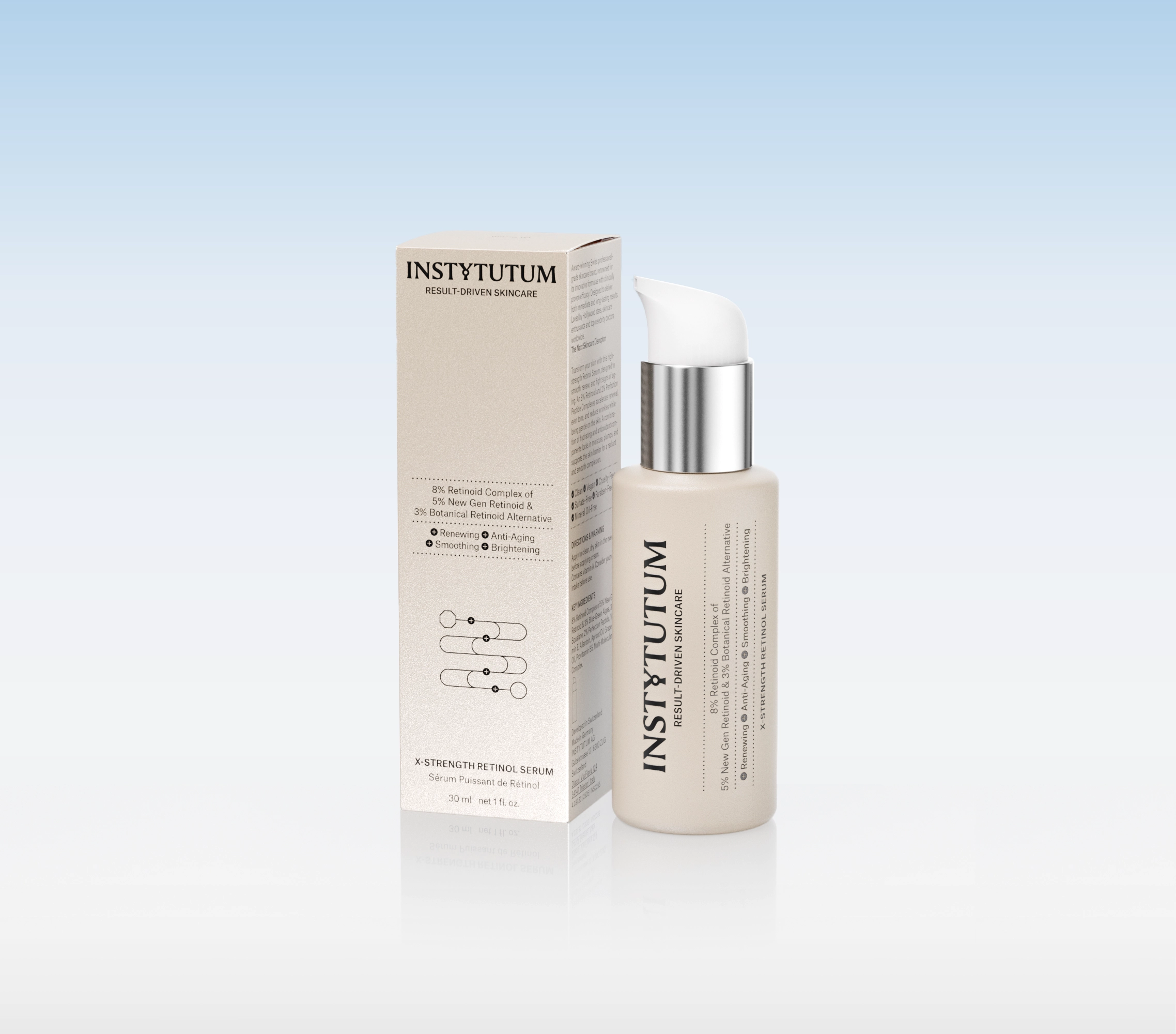 x strength retinol serum 30 ml - Концентрований anti-age серум з ретиноїдом Instytutum X-strength Retinol Serum Next-Gen 30мл