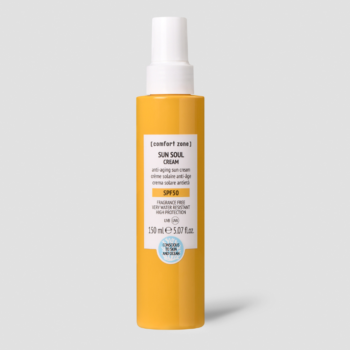Антивіковий водостійкий сонцезахисний крем SPF 50 Comfort Zone SUN SOUL CREAM SPF50 150мл