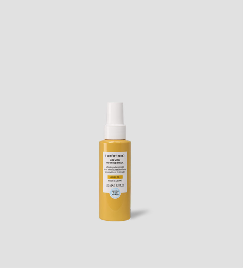 sun soul potective hair oil 820x902 1 - Сонце захисна олія для волосся Comfort Zone SUN SOUL PROTECTIVE HAIR OIL 100мл